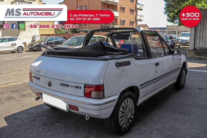 Peugeot 205 1.1i cat Cabriolet CJ Unicoproprietario