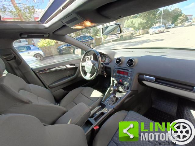 AUDI A3 Sportback 2.0 S-LINE S Tronic 170cv TETTO