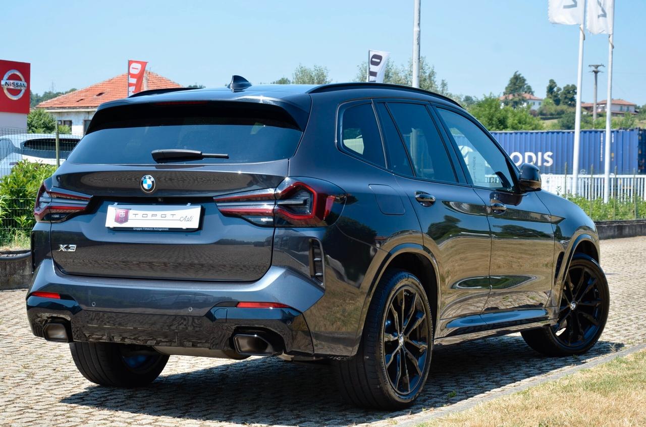 BMW X3 XDRIVE20d MHEV 48V MSPORT 190cv AUTO, UFF ITALIANA, GARANZIA BMW, SERVICE BMW, EURO 6D, FULL LED, RETRO 360°, PERMUTE