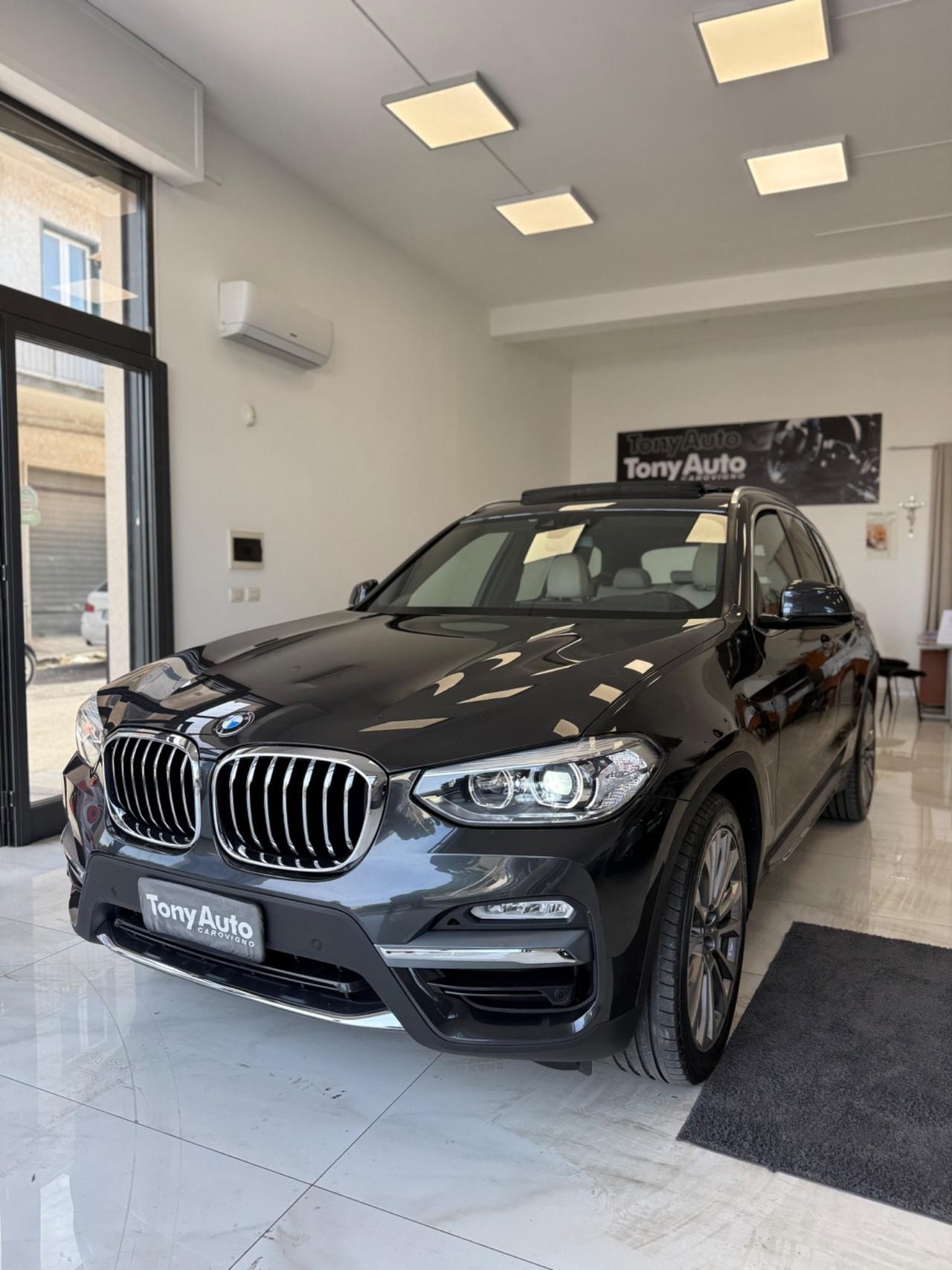 Bmw X3 xdrive20d Luxury Line TETTO APRIBILE,LUCI SOFFUSE INTERNE,NAVI,INTERNI IN PELLE BEIGE,KM CERTIFICATI
