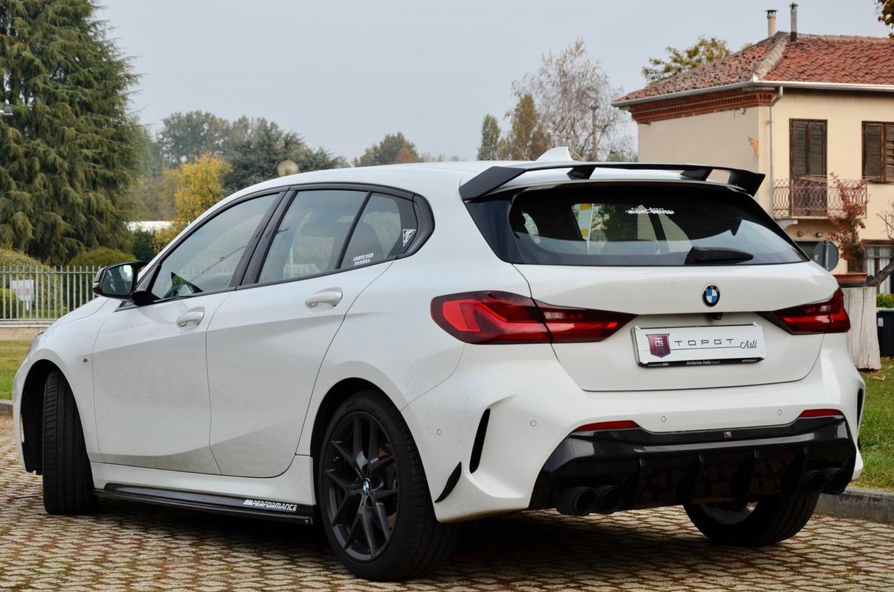 BMW 118i MSPORT 5p 136cv AUTO, UFF ITALIANA, EURO 6D, FARI LED, SEDILI IN ALCANTARA, 18", PERMUTE