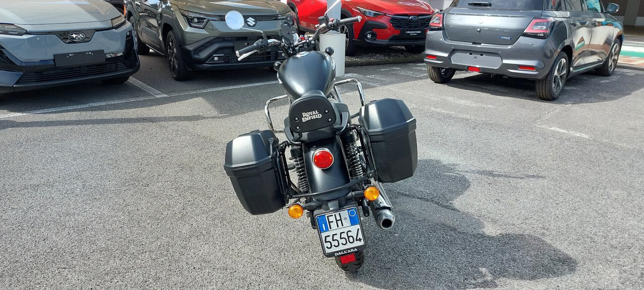 Royal Enfield Meteor borse e paramotore