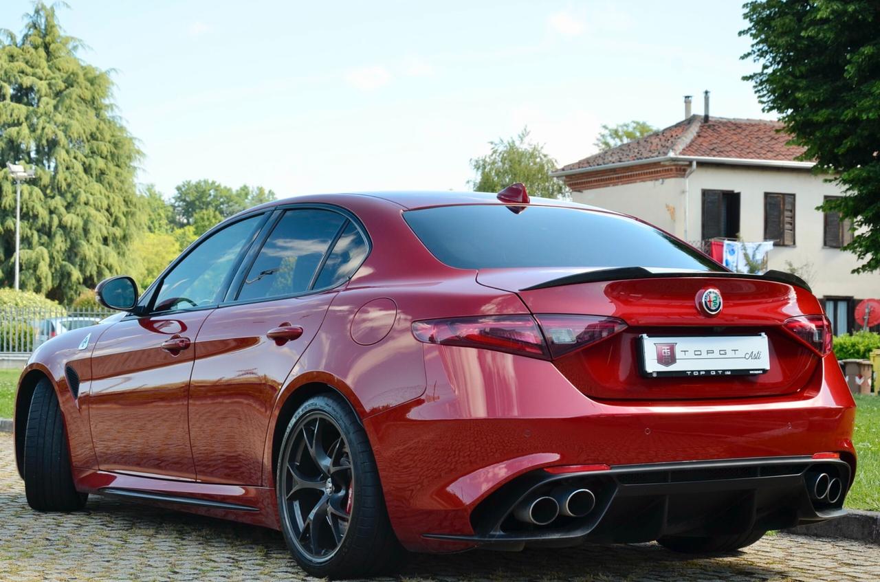 ALFA ROMEO GIULIA 2.9 T V6 QUADRIFOGLIO 510cv AUTO, ROSSO TRISTRATO, BOLLO E SUPERBOLLO PAGATI, HI-FI MTX, PERMUTE