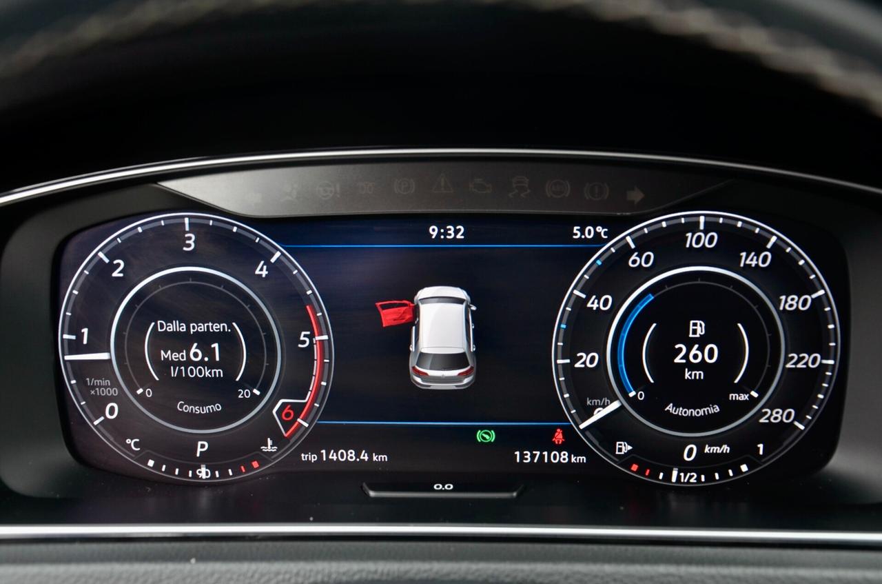 VOLKSWAGEN GOLF GTD 2.0 TDI 184cv DSG, UNICOPROPRIETARIO, EURO 6D, APPLE ANDROID, 18", PERMUTE