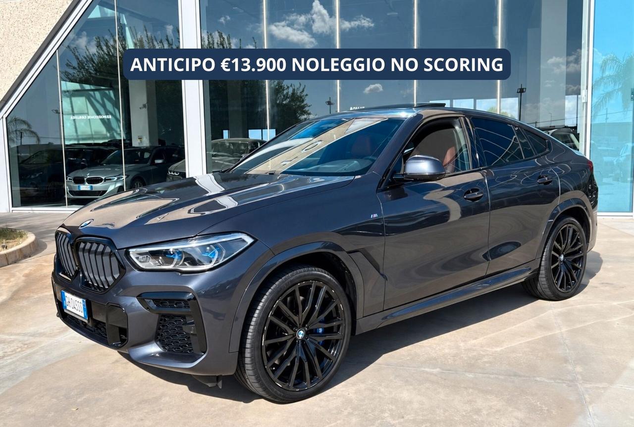BMW X6 xdrive40d mhev 48V Msport auto - ANTICIPO €13.900 NOLEGGIO NO SCORING