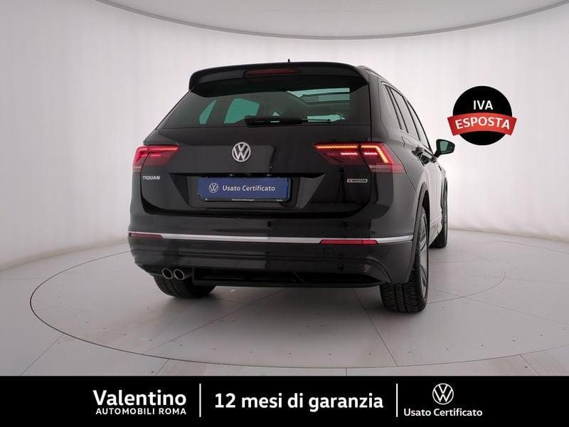 Volkswagen Tiguan 2.0 TDI DSG 4M Highline190 CV SCR BMT