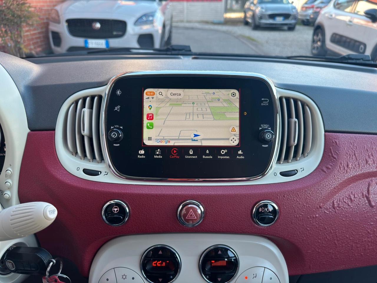 Fiat 500 C 1.2 Lounge 69CV PELLE FRAU