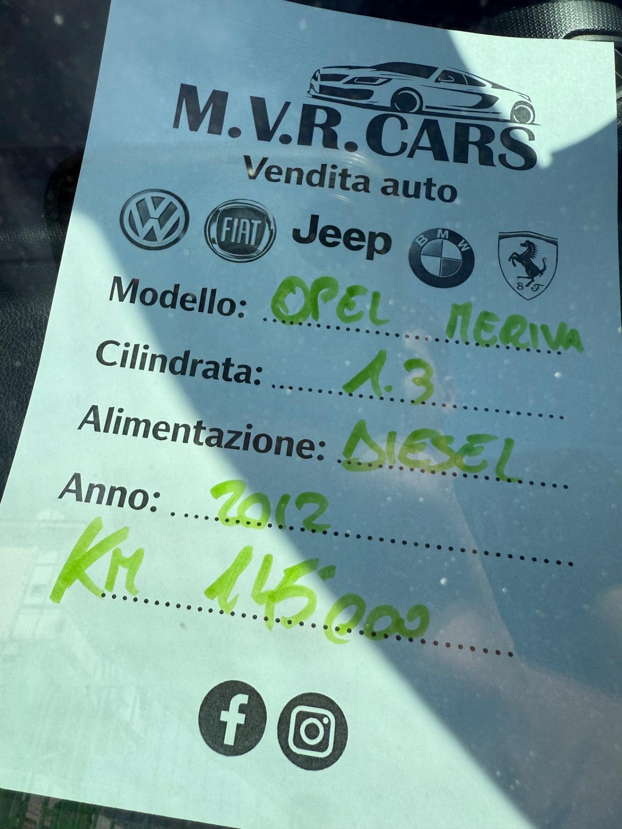 Opel Meriva 1.3 CDTI 95CV ecoFLEX Cosmo