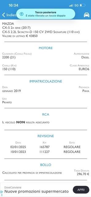 Mazda CX-5 2.2L Skyactiv-D 150 CV 2WD Signature