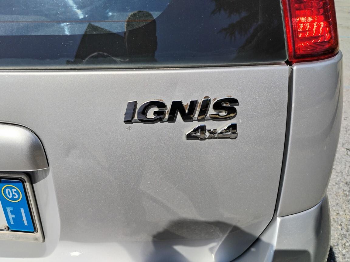 Suzuki Ignis 1.5 16V cat 4WD Deluxe 99000km unipro 10/2005 MANUTENZIONI PRE-CONSEGNA