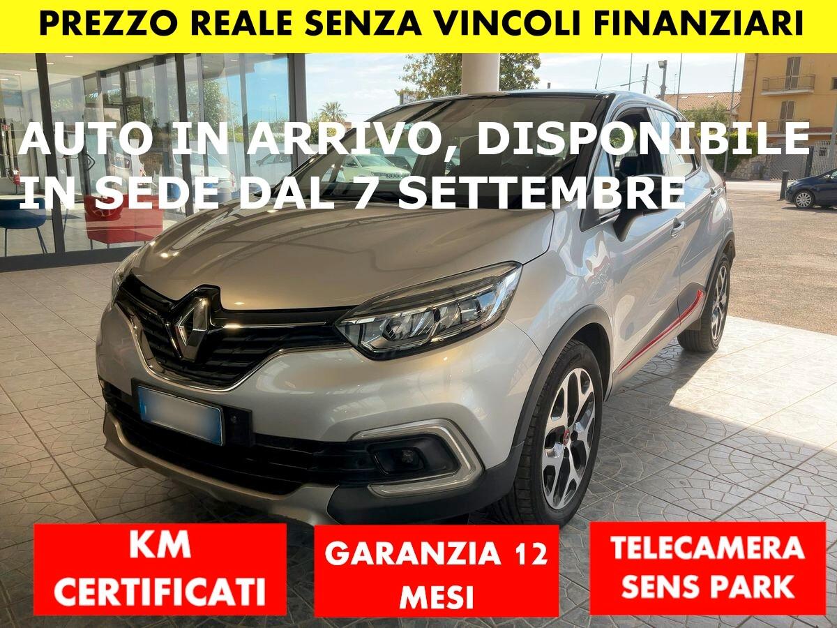 Renault Captur *PREZZO REALE* 0.9 tce 90cv INTENS KM CERTIFICATI GARANZIA 12 MESI FULL LED-TELECAMERA-SENSORI ANT E POST-NAVI