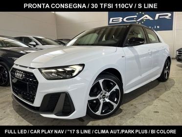 AUDI A1 SPB 30TFSI 116CV S line "17 Sline/Telec/C.Play/LED