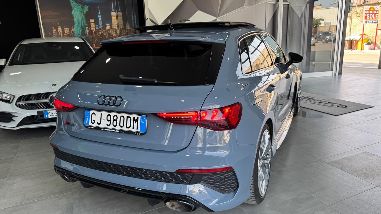 Audi RS3 SPB TFSI quattro S tronic-2022 *UFFICIALE ITALIANA *