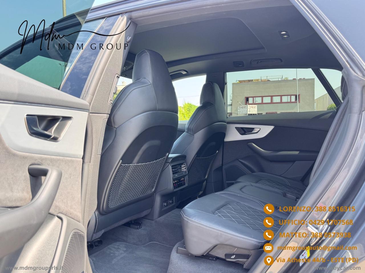 AUDI Q8 50 TDI 286 CV qu.tiptr. S line PLUS TAGLIANDI OFFICIALI