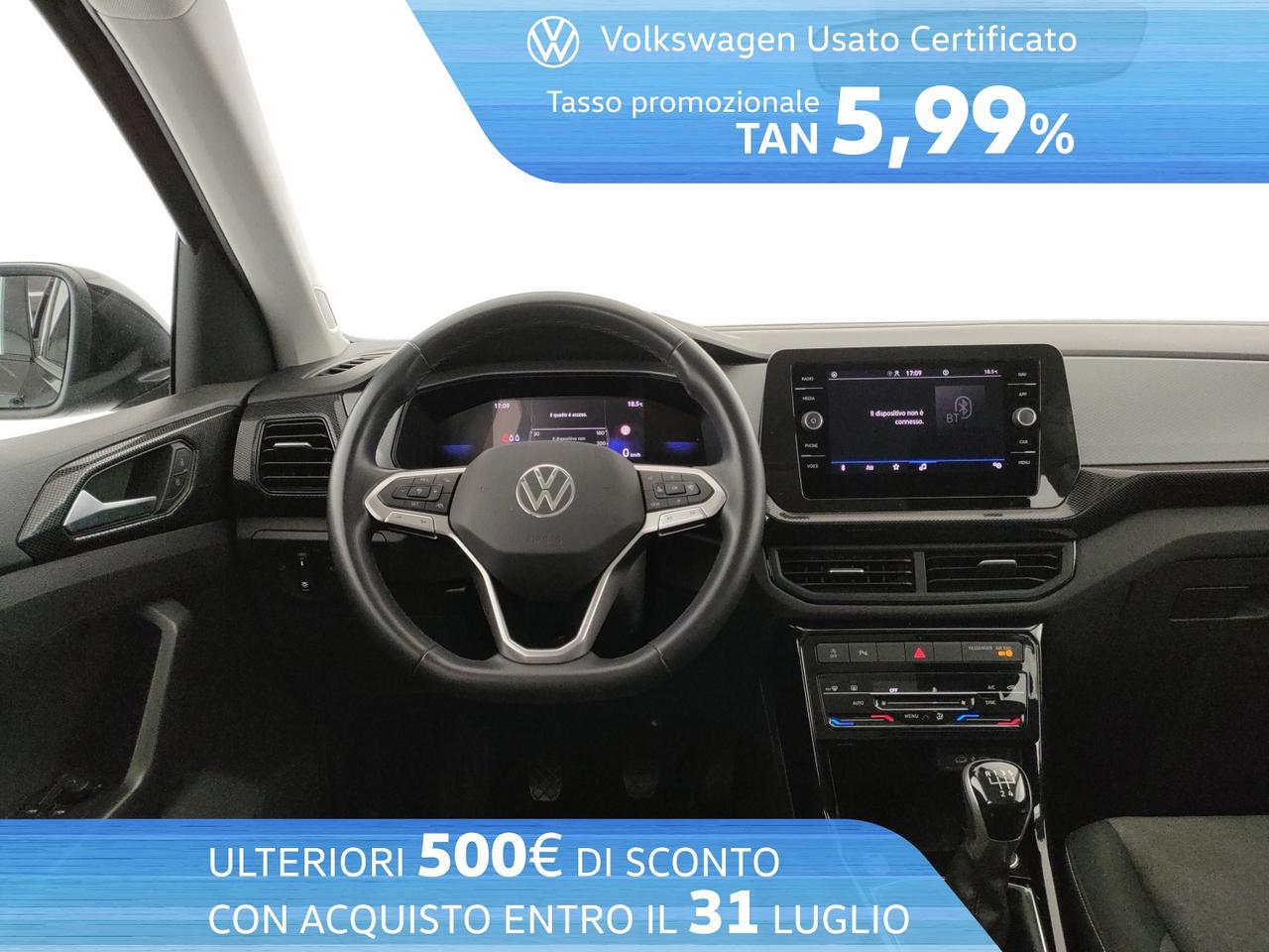 Volkswagen T-Cross 1.0 tsi life 95cv