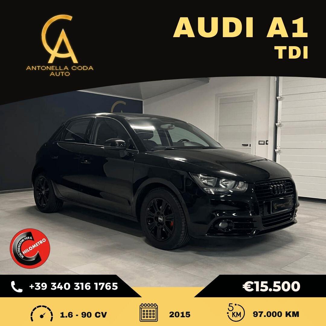 Audi A1 SPB 1.6 TDI 90CV S tronic Design