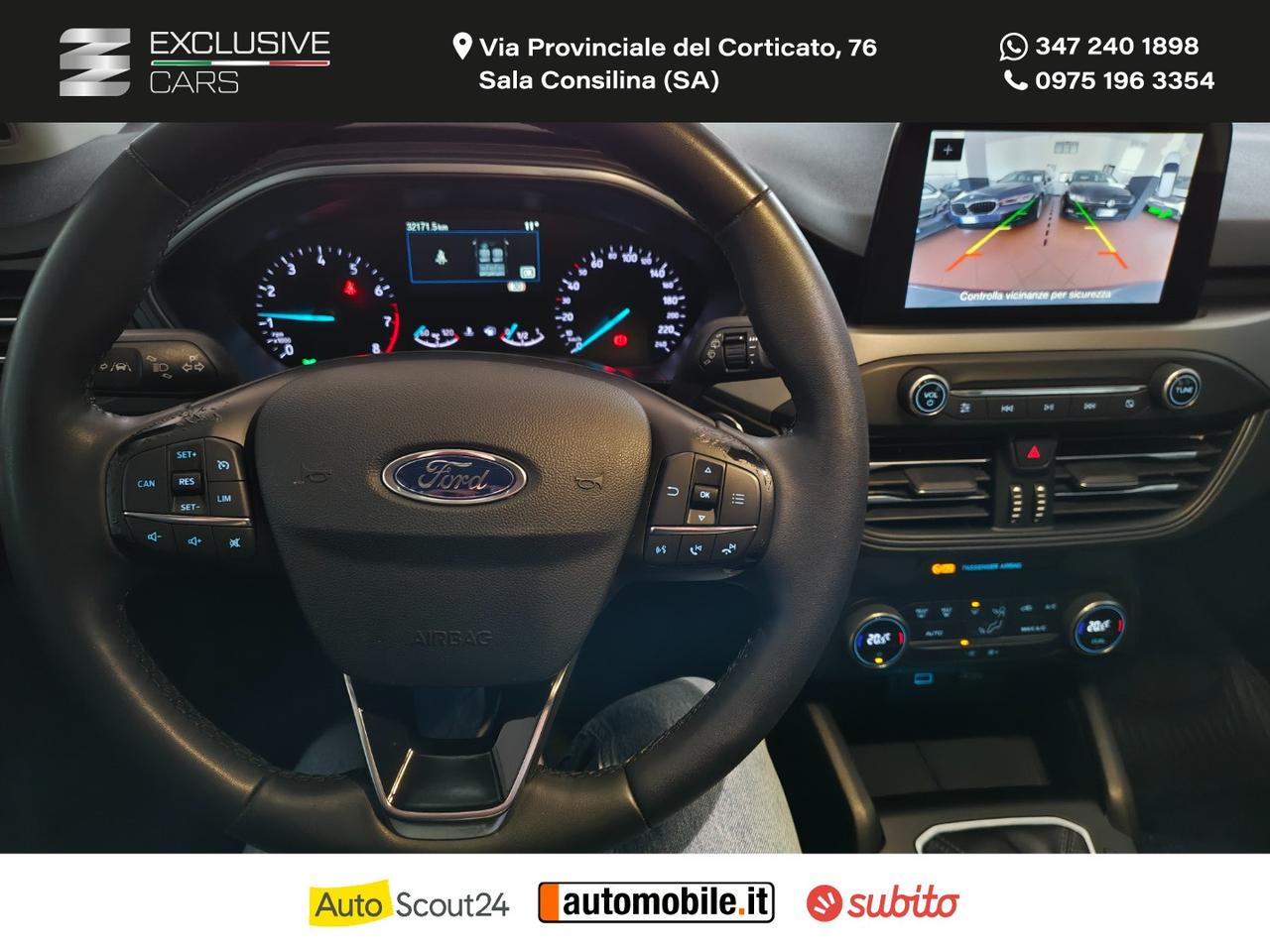 FORD Focus 1.0 EcoBoost Hybr.125 5p. Act.Des. PARI AL NUOVO