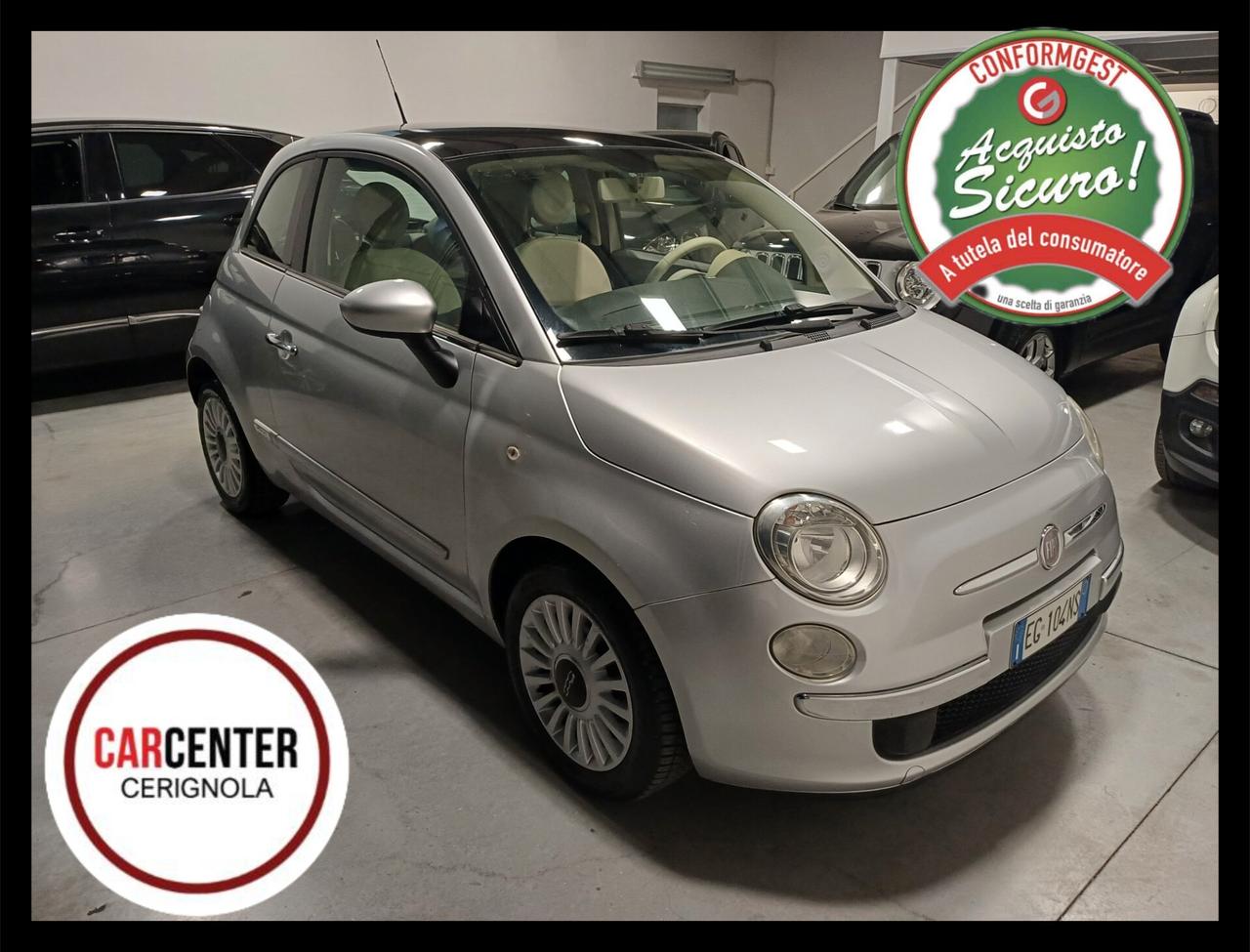 Fiat 500 1.2 Lounge TettoPan/Unipro