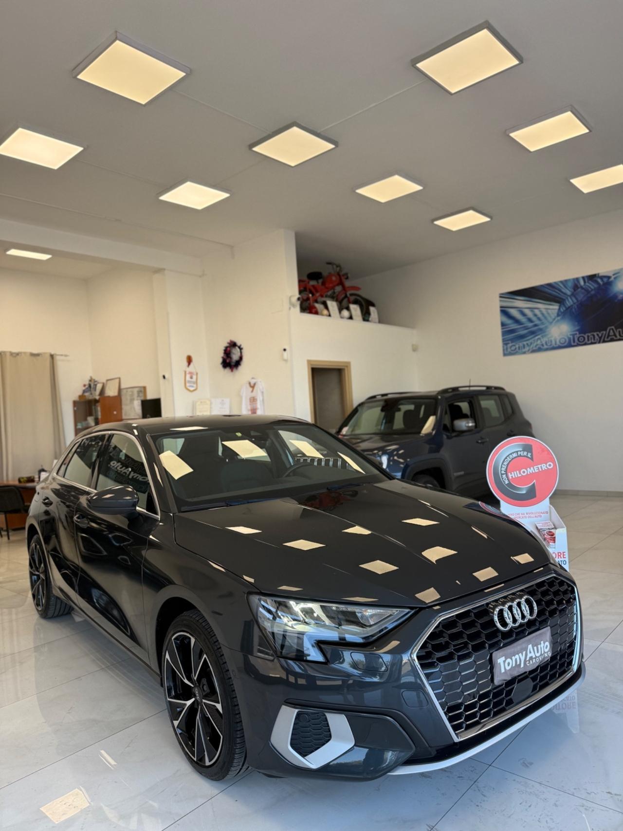 Audi A3 SPORTBACK 30 TDI s-tronic VIRTUAL COCKPIT,NAVI,FARI LED,APPLE CARPLAY, AZIENDALE ITALIA