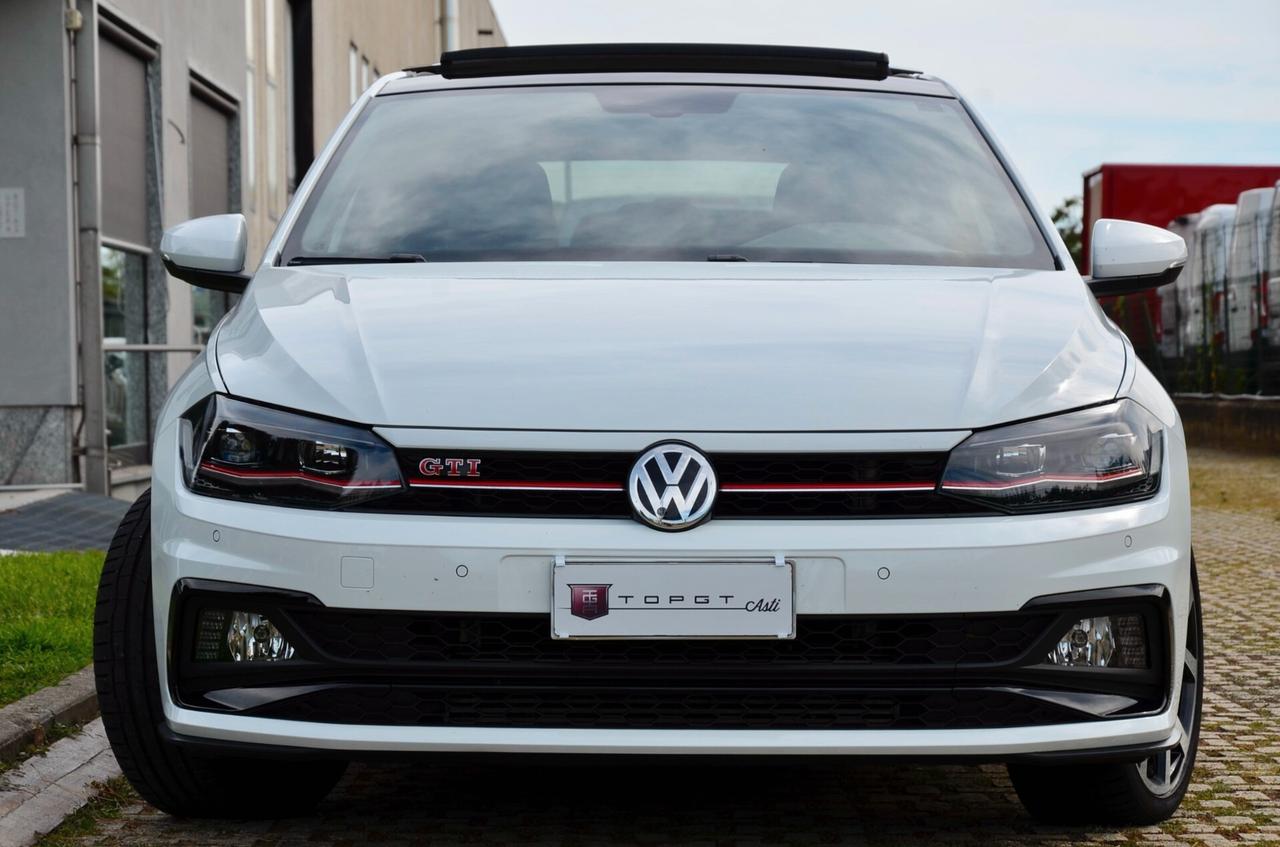 VOLKSWAGEN POLO GTI 5p 2.0 TSI 200cv DSG, UFF ITALIANA, TETTO, EURO 6D, FARI LED, APPLE ANDROID, PERMUTE
