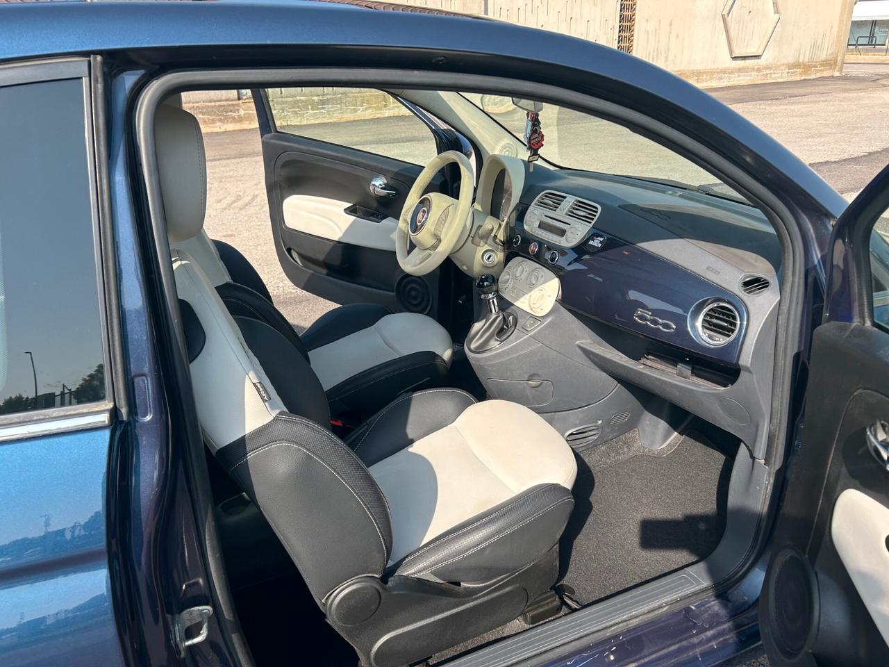 Fiat 500 1.2 lounge ok neopatentati sedili in pelle tettuccio apribile in vetro