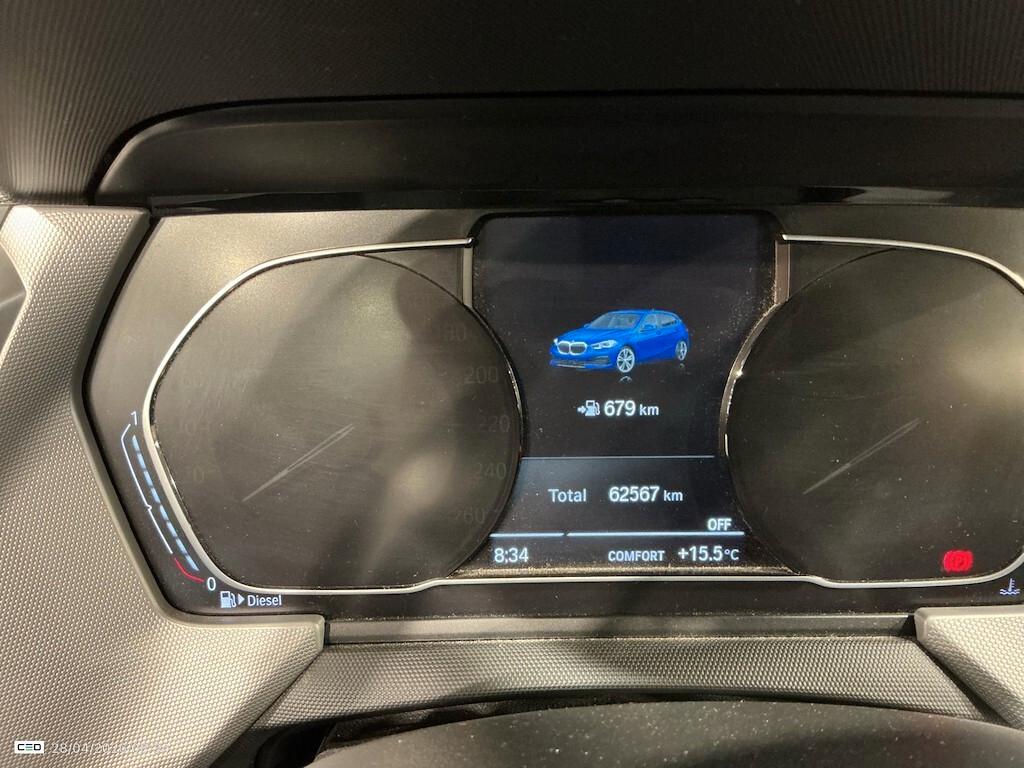 BMW 116D 115CV STEPTRONIC BUSINESS ADVANTAGE ( FARI LED - CRUISE - SPORT INTERIOR - NAVI - MIRROR - PDC )