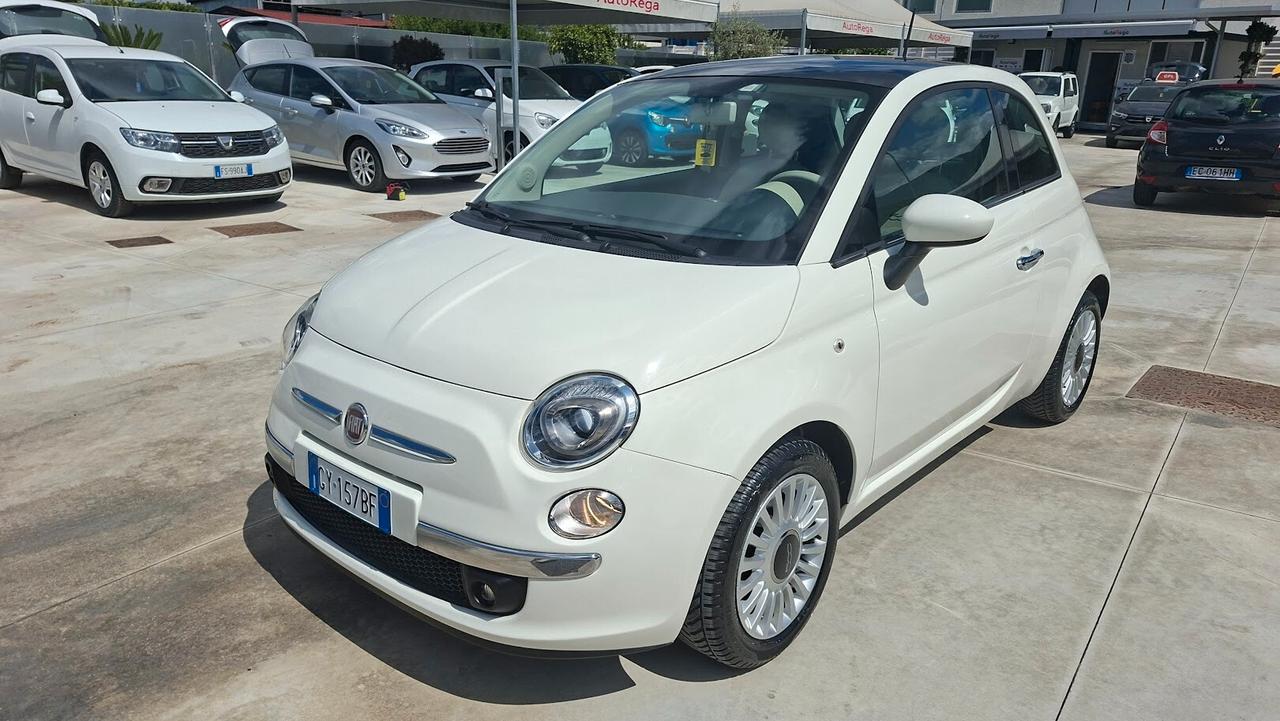 Fiat 500 1.2 Lounge 2015 con tetto panoramico