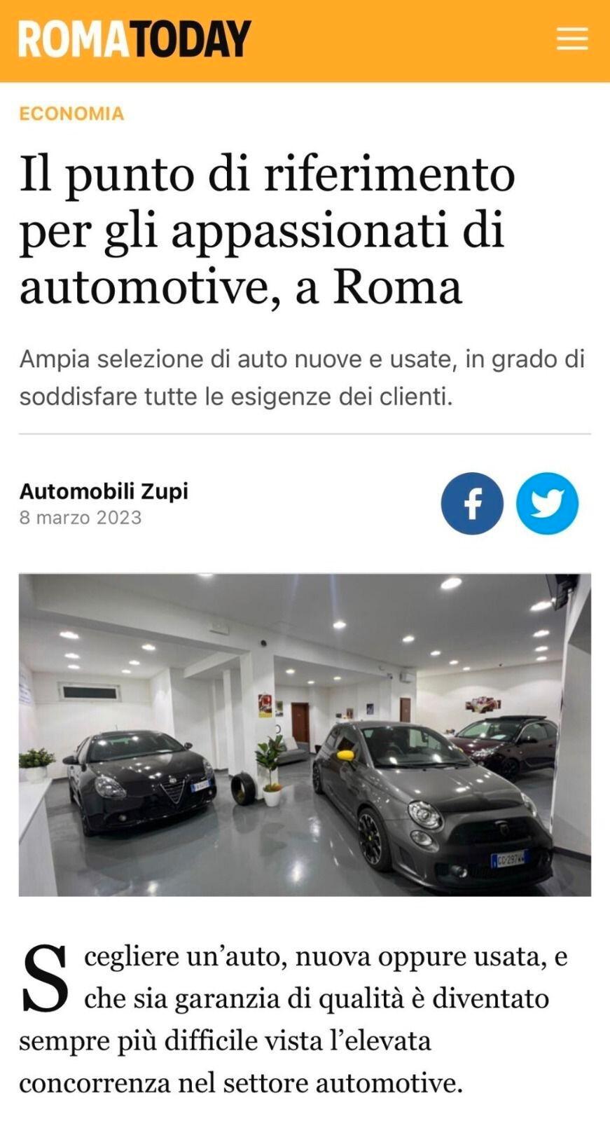 Fiat 500 AUTOMATICA *PRONTA CONSEGNA*