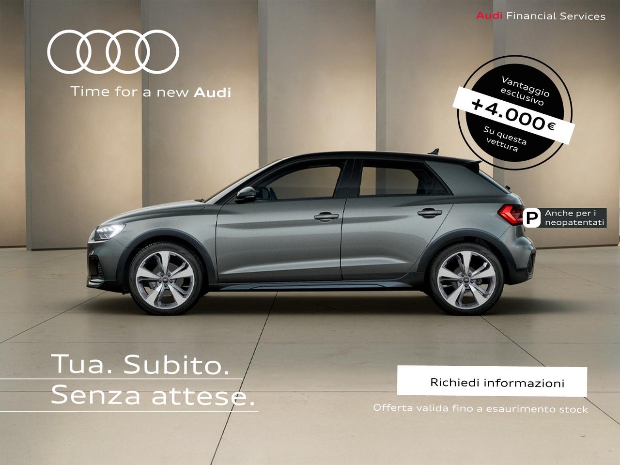 Audi A1 allstreet 30 1.0 tfsi identity contrast 116cv s tronic