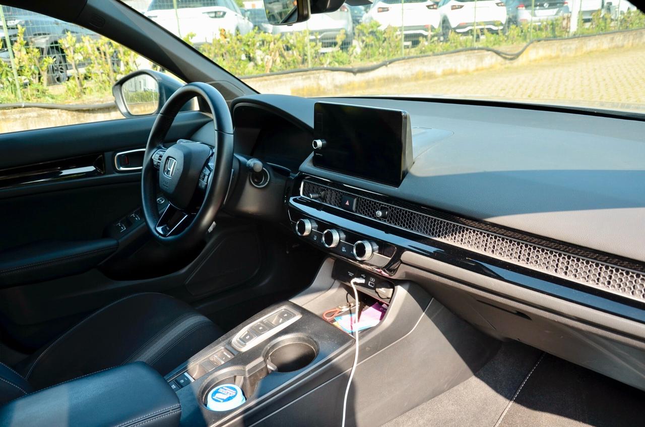 HONDA CIVIC 2.0 HEV SPORT 184cv ECVT, UNICOPROPRIETARIO, UFF ITALIANA, SERVICE HONDA, EURO 6D, FARI LED, RETROCAMERA, PERMUTE