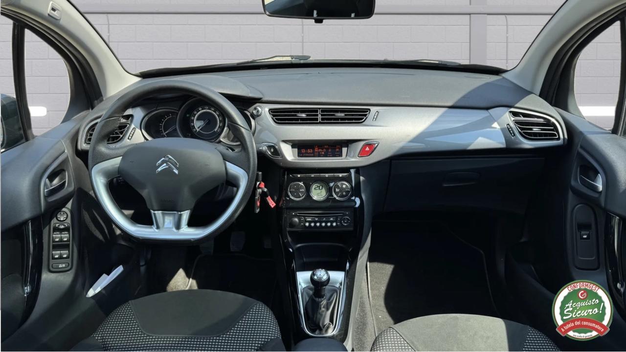 Citroen C3 Exclusive 1.2 82cv **Garanzia Guasti 12 Mesi**