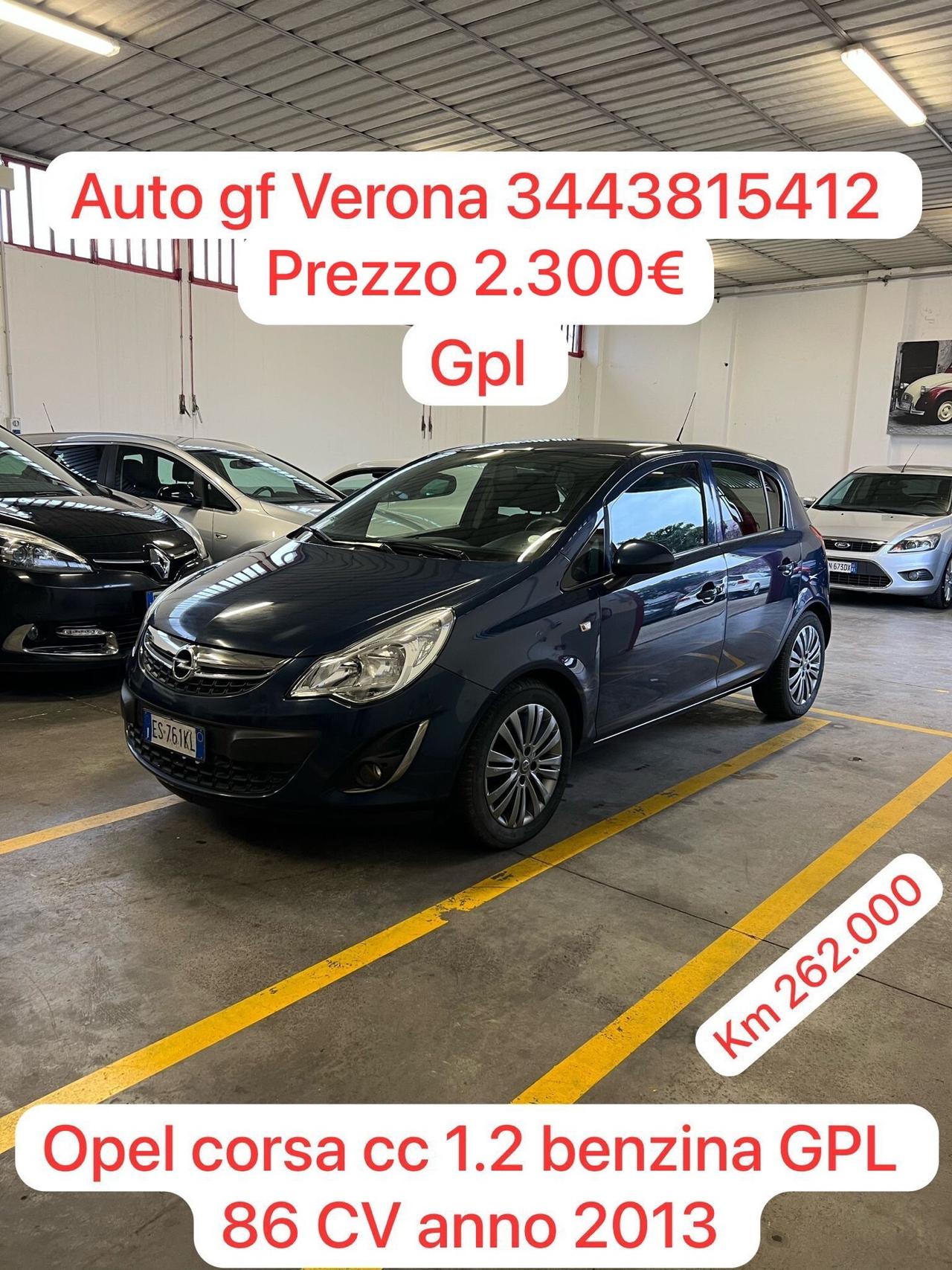 Opel Corsa 1.2 85CV 5 porte GPL-TECH Ecotec