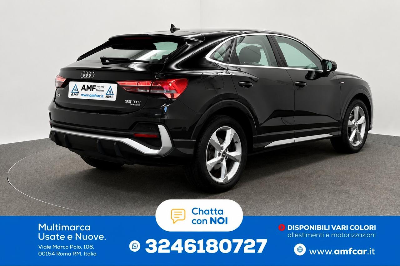 Audi Q3 Sportback 35 TDI qu S tronic line LED 19 NAVI