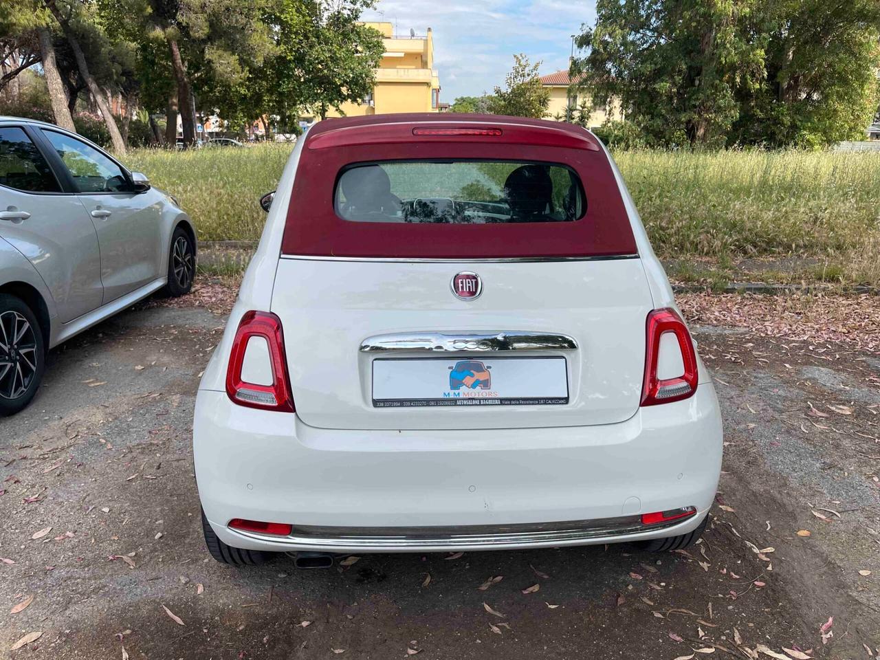 Fiat 500 C 500C CABRIO NEOPATENTATI 1.2 Lounge BLOCK SHAFT