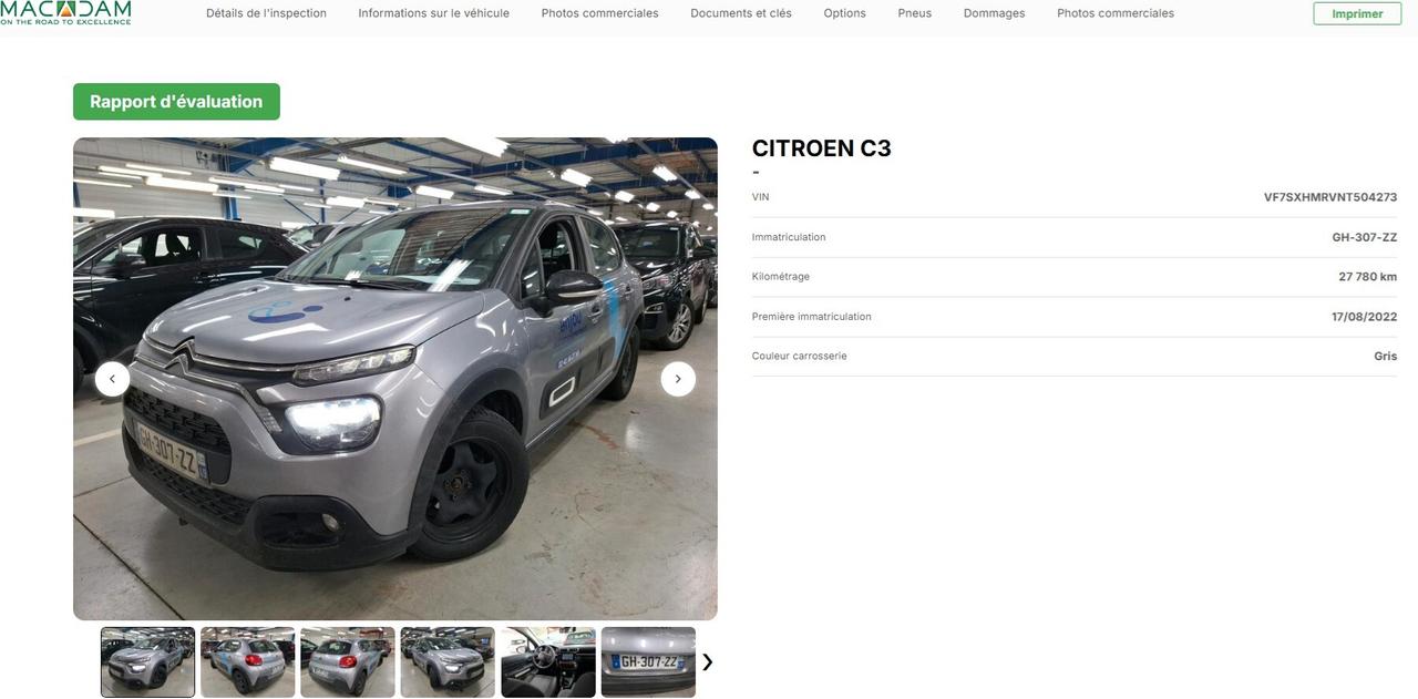 Citroen C3 1.2 PURETECH 83CV SeS FEEL PACK ( FARI LED - NAVI MIRROR CRUISE ) KM 27000