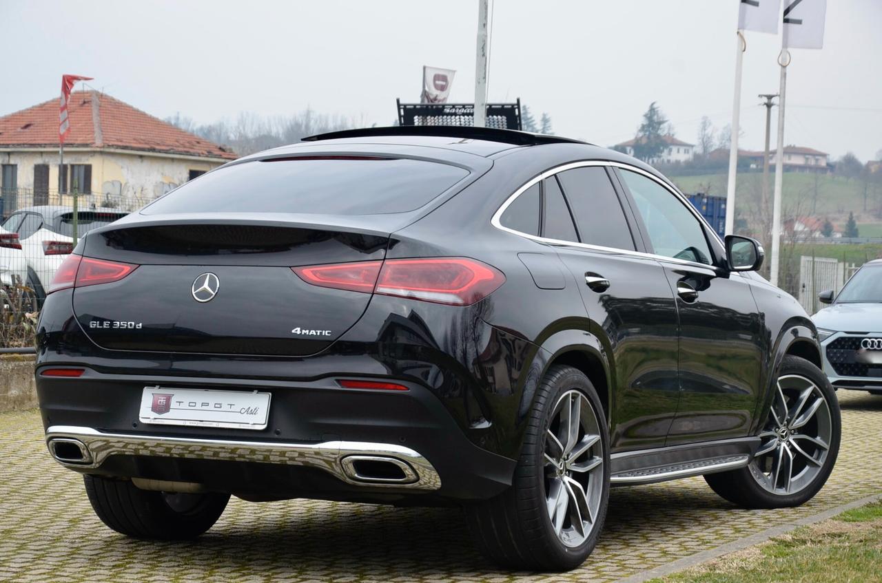 MERCEDES GLE COUPE 350d PREMIUM PRO 4matic 272cv AUT, UNICOPROPRIETARIO, SERVICE MERCEDES, TETTO, HI-FI BURMESTER, HIGH BEAM, RETROCAMERA 360, 22", PERMUTE