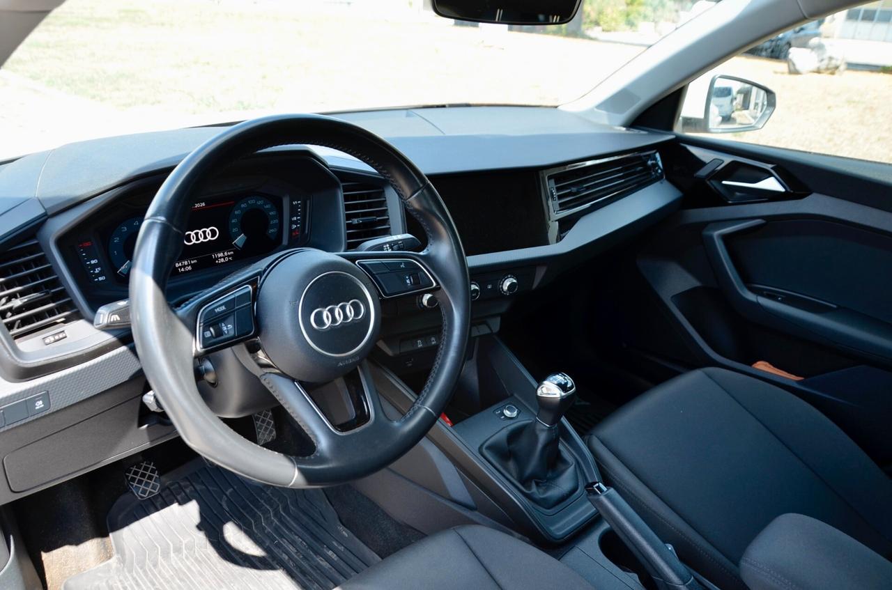 AUDI A1 SPORTBACK 1.0 TFSI ADMIRED 95cv, UFF ITALIANA, EURO 6D, SERVICE CON FATTURE, PERMUTE