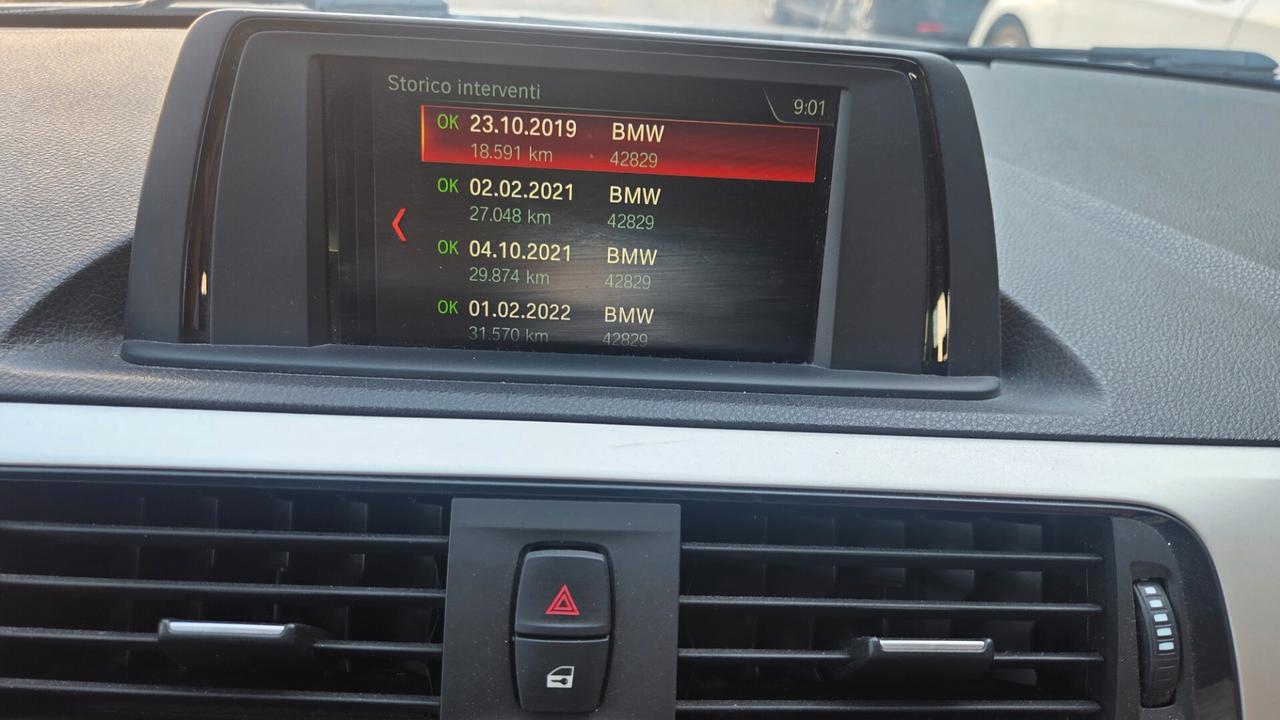 Bmw 118 118i 5p. Sport neo patentati unico proprietario