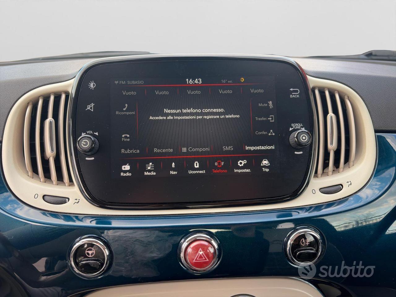 FIAT 500C 1.2 LOUNGE 69CV CABRIO