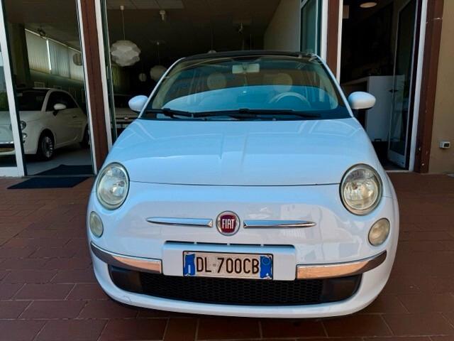 Fiat 500 1.2 Lounge colore azzurro cuor leggero