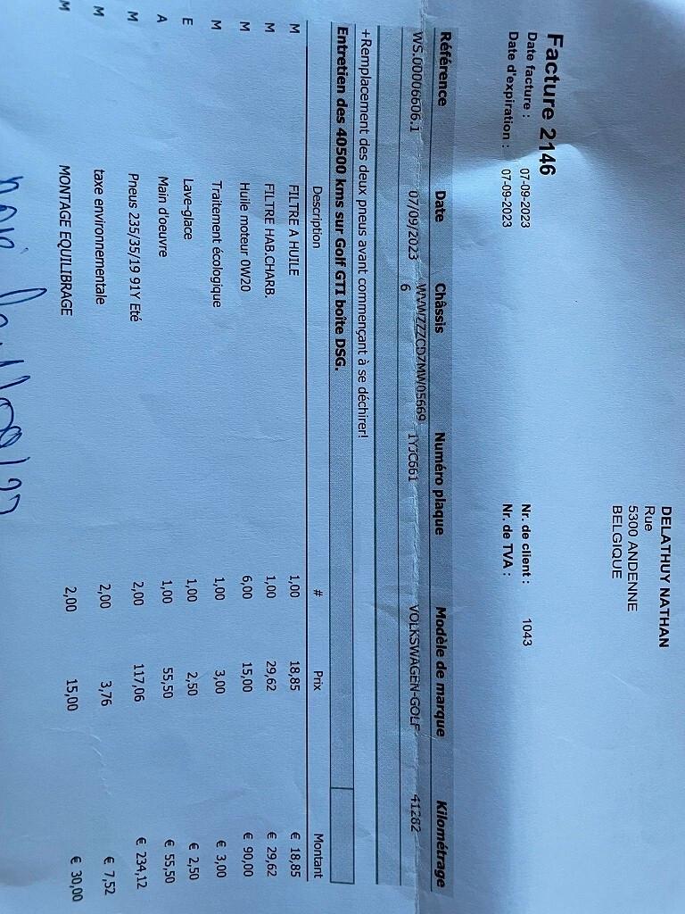 VOLKSWAGEN GOLF GTI PERFORMANCE 245cv DSG