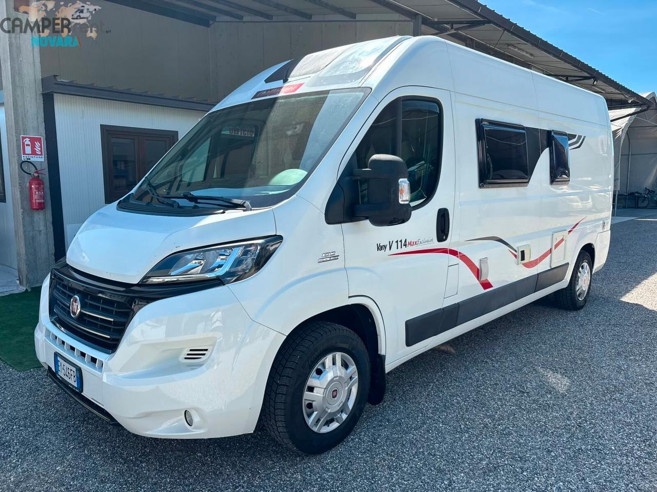 CHALLENGER VANY V 114 MAX EXCLUSIVE - Furgonato con doppio letto matrimoniale in coda
