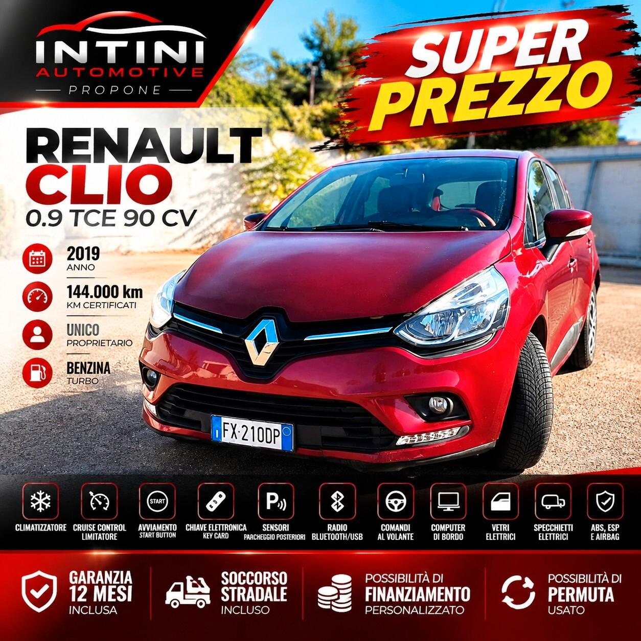 Renault Clio TCe 12V 75 CV 5 porte (12 mesi di garanzia)