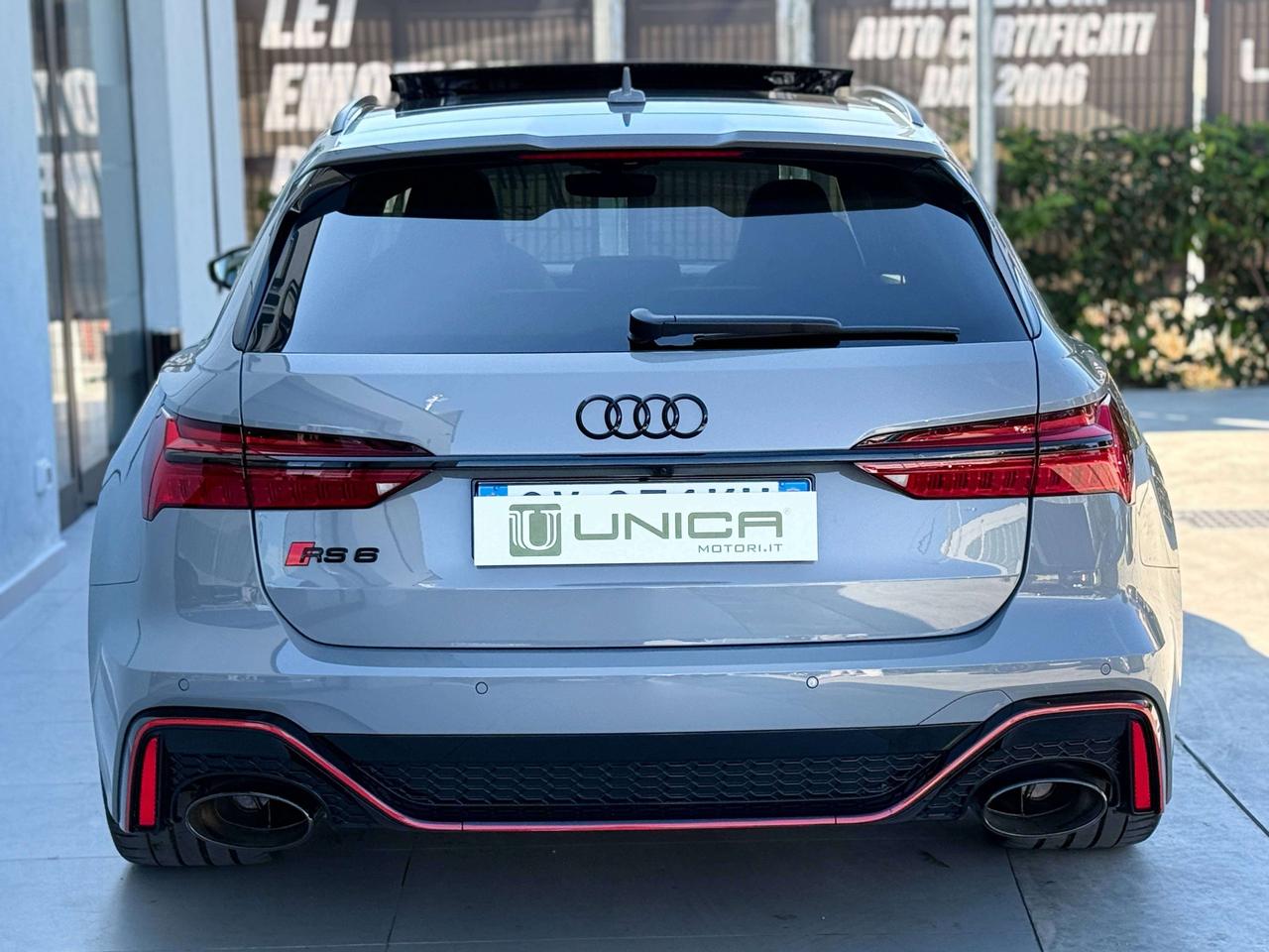 Audi RS6 Avant 4.0 630CV MHEV Performance Quattro TipTronic ITALIANA - TETTO - IVA ESPOSTA