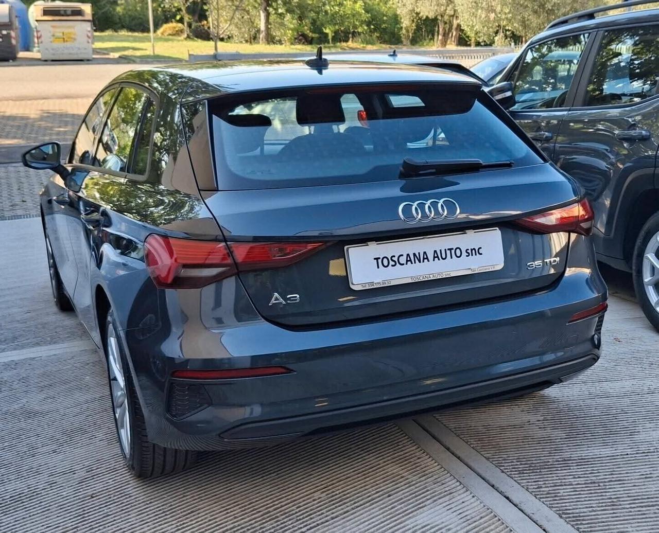 Audi A3 SPB 35 TDI S tronic cerchi 17 Navigazione