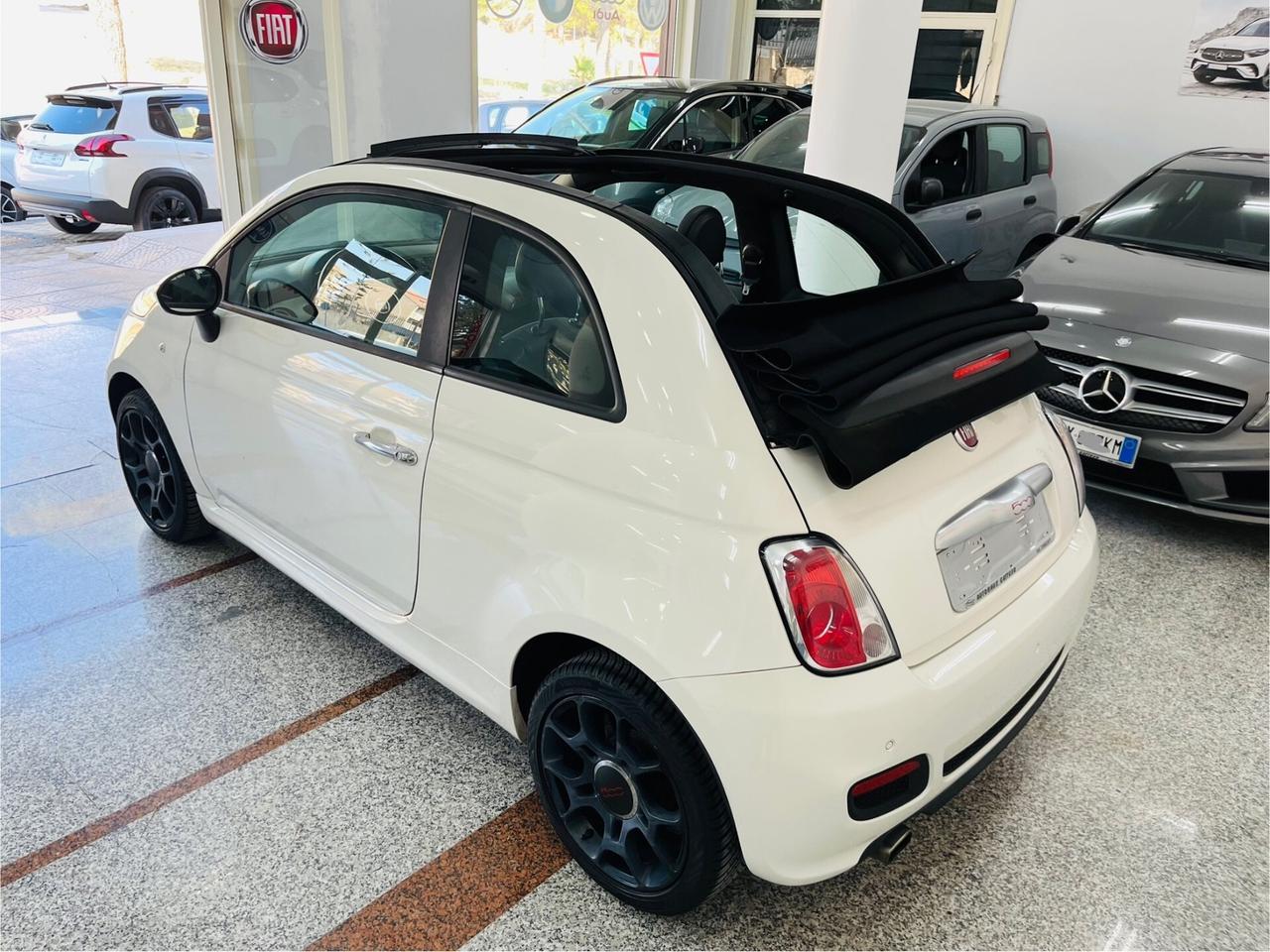 Fiat 500S cabrio 1.2 benzina 69cv anno 2014