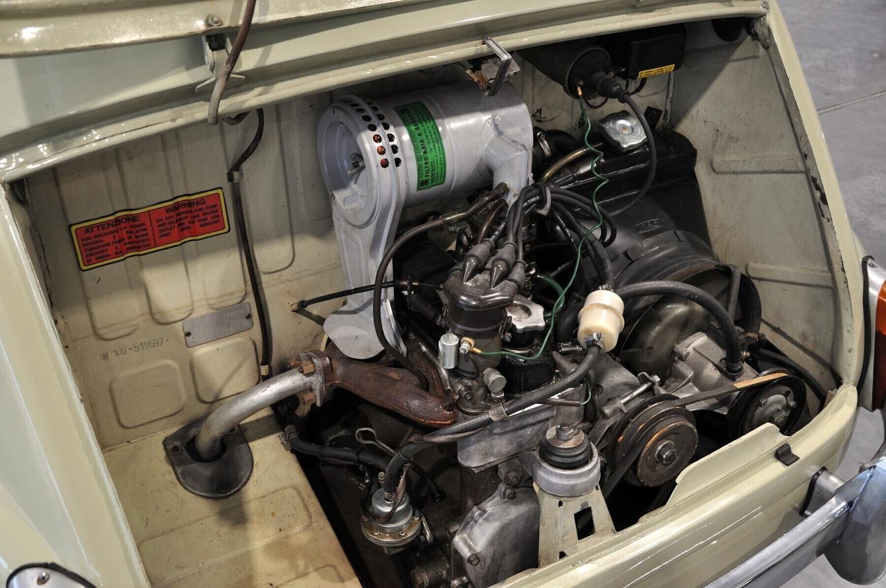 Fiat 600 tipo 100 633cc targhe nere ottima