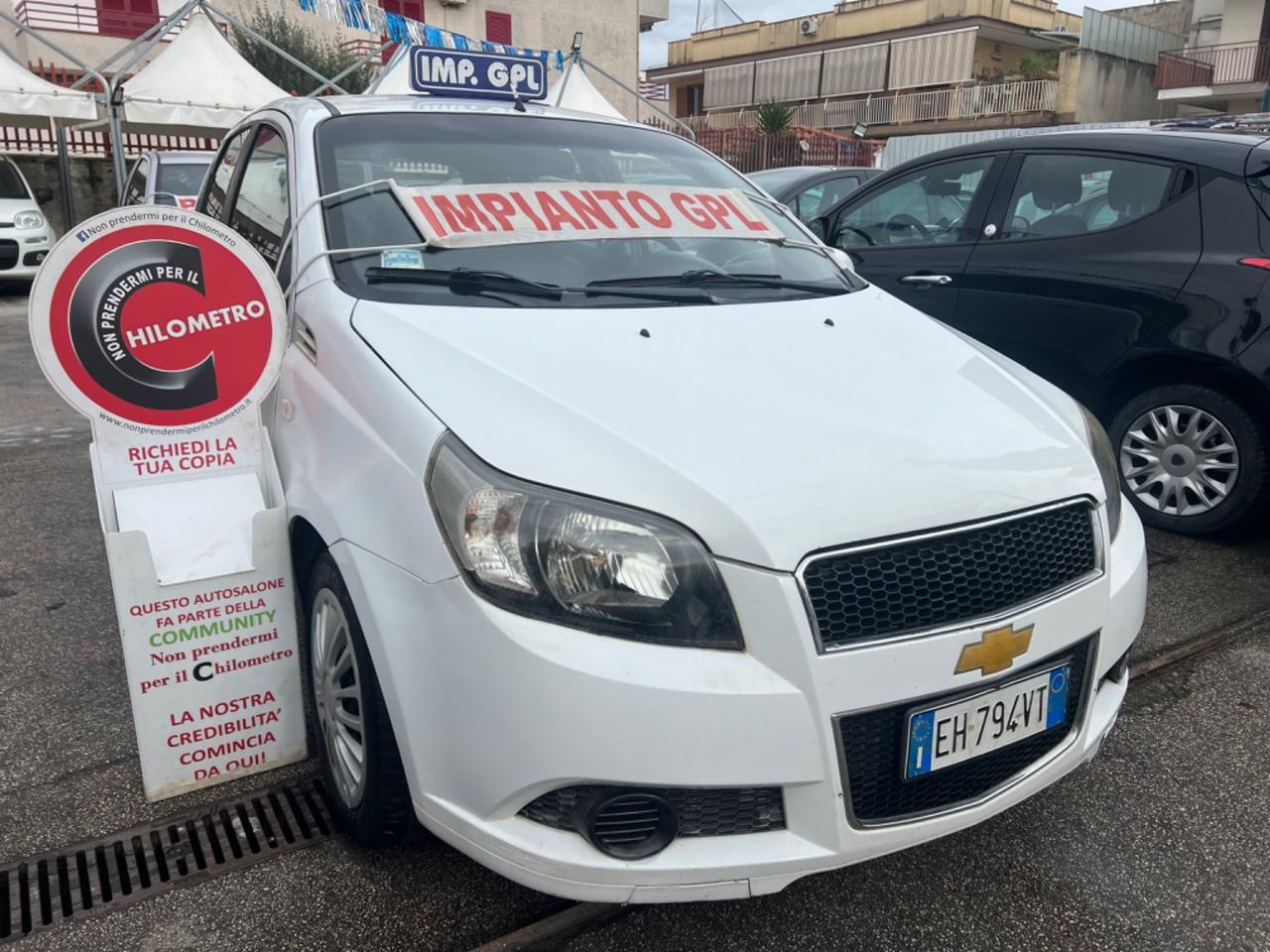 Chevrolet aveo 1.2 benzina-GPL 2012