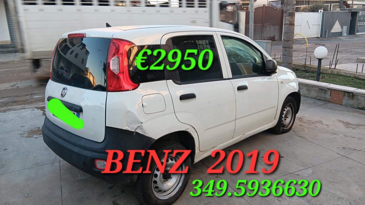 Fiat Panda van BENZINA incidentata sinistrata mondialcars 019
