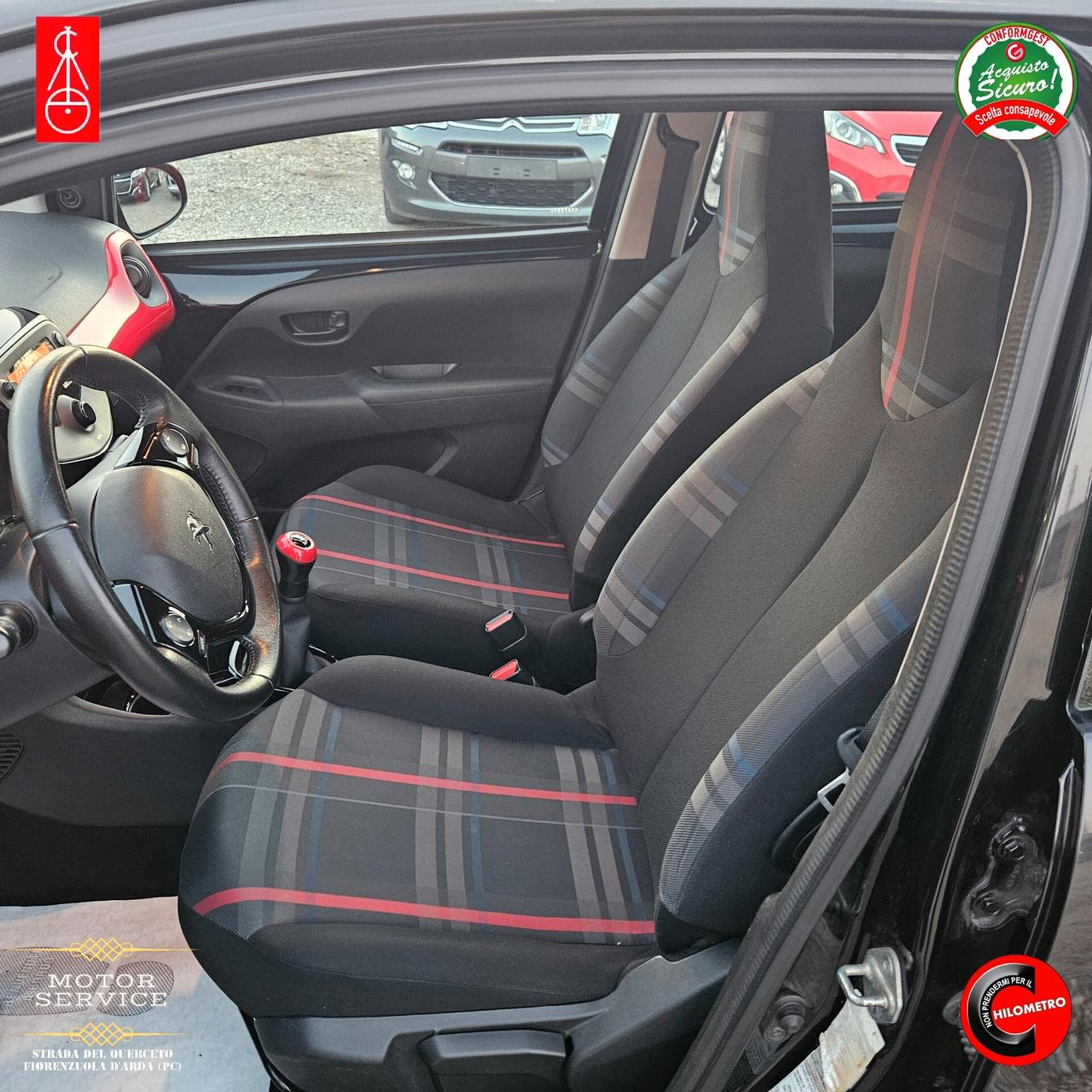 Peugeot 108 1.2 benzina 82cv 5 porte da 89€ mese
